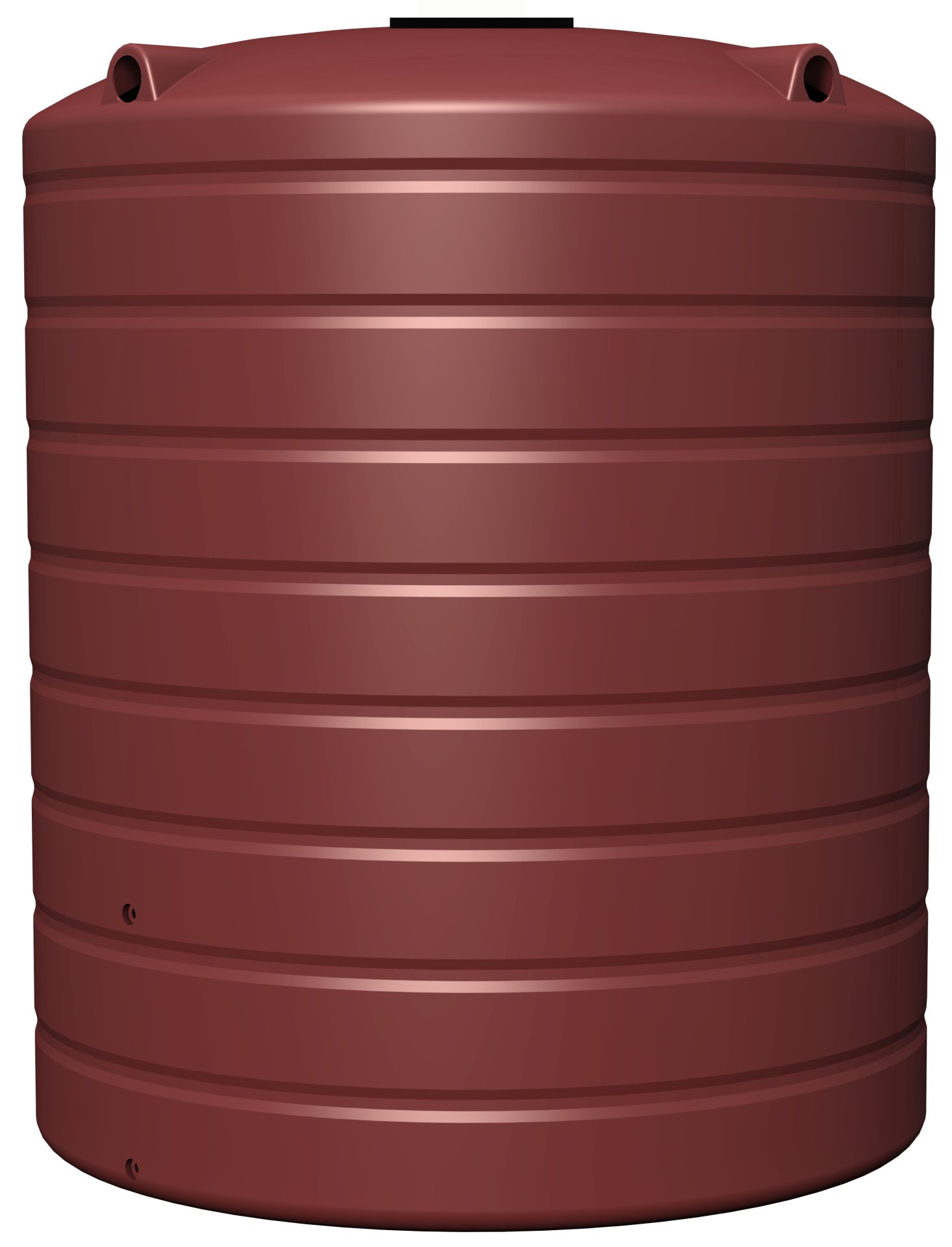 3200L Red Round Rain Water Tank